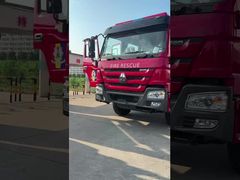 TRUK PEMADAM KEBAKARAN TANGKI AIR & BUSA HOWO 12000L