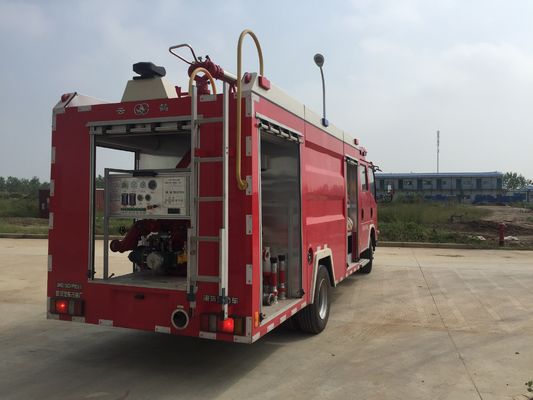 ISUZU Mini Water Tanker Foam Fire Truck 4 Ton 6 Wheel ISO9001 Certification