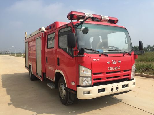 Mini 190 HP ISUZU 4X2  4000L Fire Fighting Truck With Foam
