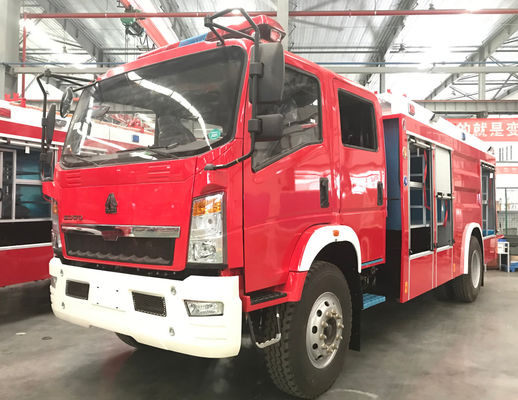 High Mobility HOWO 4 TON FOAM FIRE TRUCK Untuk Daerah Perkotaan
