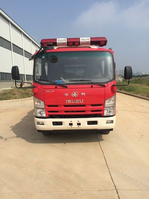 Mini 190 HP ISUZU 4X2  4000L Fire Fighting Truck With Foam