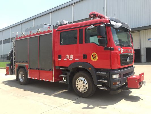 SITRAK 228kw Truk Pemadam Kebakaran Penyelamatan Darurat Tipe Diesel 4x2 Tugas Berat