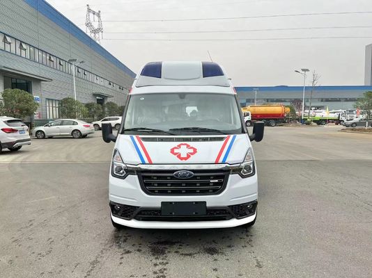 Transit Generasi Baru PRO High Roof Guardian Ambulans Diesel untuk Layanan Ambulans untuk Darurat Medis