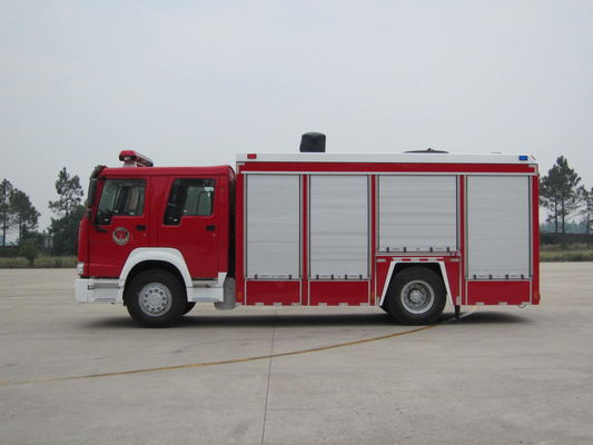 ISUZU Rapid Response Gas RC Fire Truck Red Color For Emergency Rescue