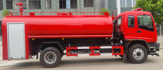 Truk Pemadam Kebakaran Tangki Air Kapasitas Besar 10800L 177KW 6 Roda Untuk Pemadam Kebakaran