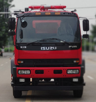 Truk Pemadam Kebakaran Tangki Air Tugas Berat 240HP 6 Roda 10T Warna Merah