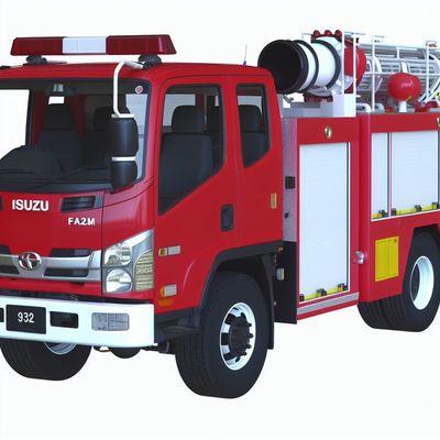 ISUZU Foam Fire Truck with 90L/s Pump and 2+4 Crew Seats